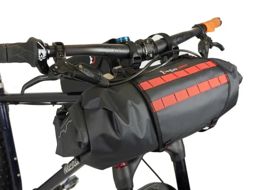 Revelate Designs Sweetroll installed on flat bars